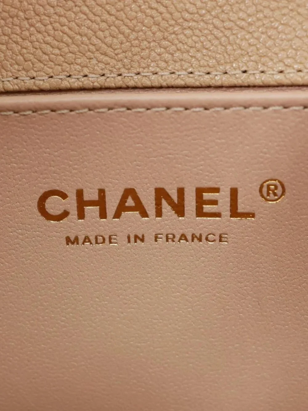 Chanel Boy Flap Small Chevron Leather Shoulder Bag Beige